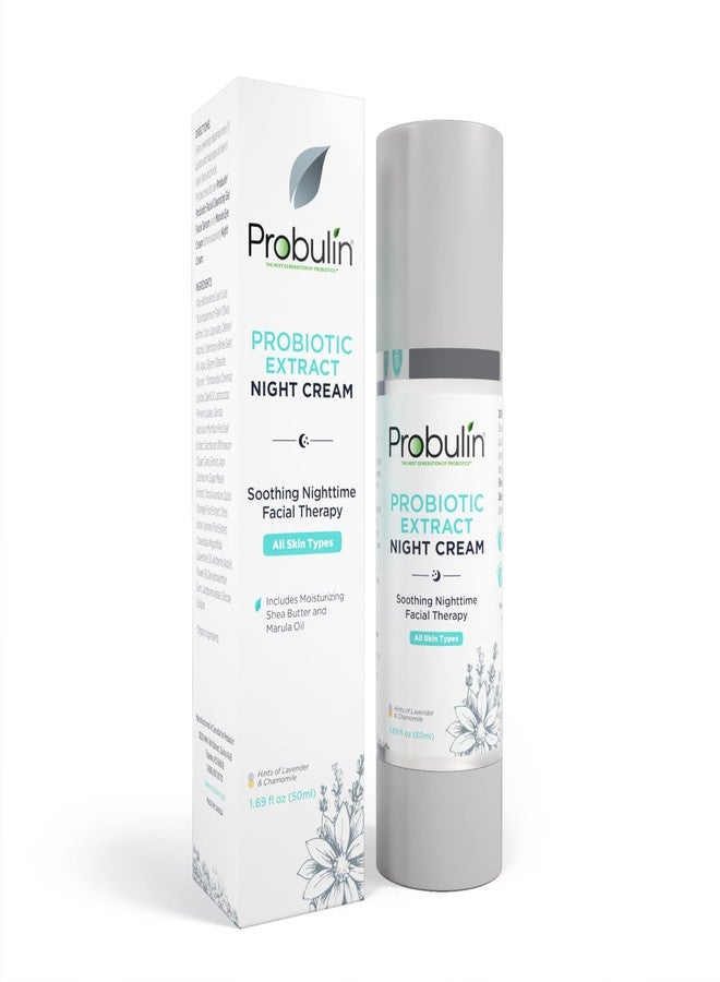 Probulin Probiotic Extract Face Moisturizer Night Cream, Women's Nightime Moisturizing Skin and Facial Care with Marula Oil, 1.69 oz - Image 1